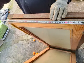 Persianas y cristaleras de madera