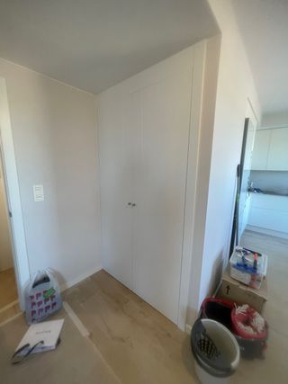 Puertas armario lacadas blanco 53x210 cada hoja.