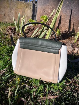 Bolso DKNY Beige y Verde