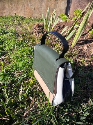 Bolso DKNY Beige y Verde