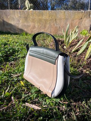 Bolso DKNY Beige y Verde