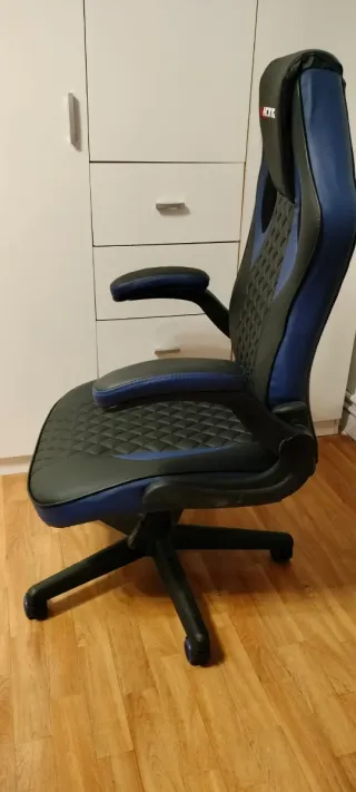 Silla Gaming RACING Negra/Azul Casi Nueva
