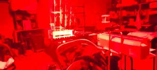 Láser 8 Ojos Rojo DMX Iluminación DJ