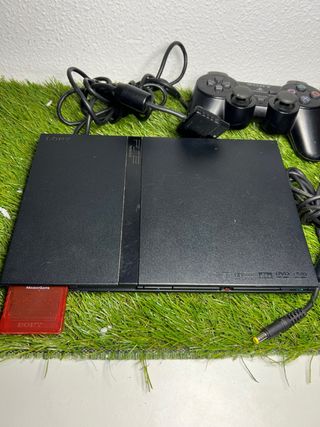Consola Sony PS2 Negra + Mando + Memory Card