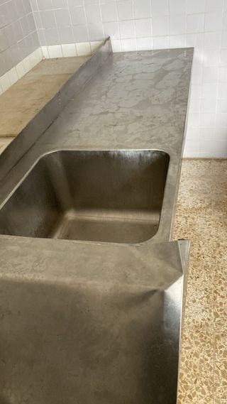 Fregadero industrial 1 seno