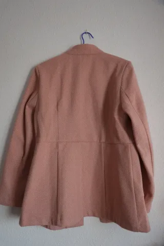Chaqueta abrigo rosa