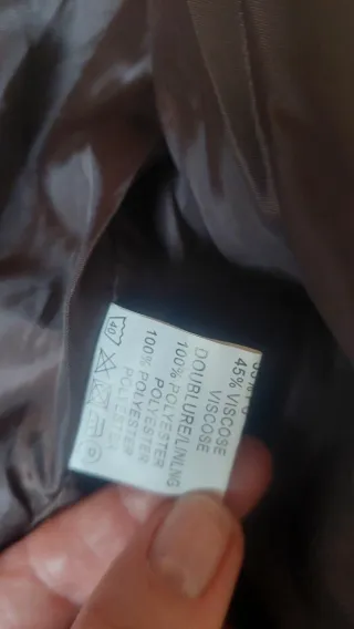 Chaqueta Osley flecos marrón Talla S