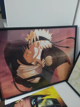 Lote cuadros anime Naruto, One Piece, MHA