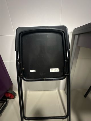 Silla Plegable Negra