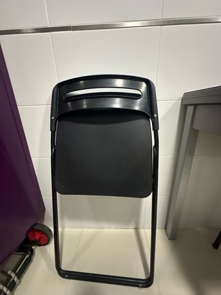 Silla Plegable Negra