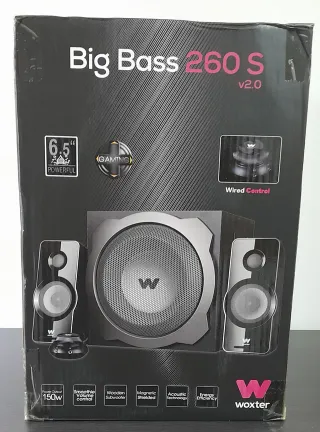 Altavoces Woxter Big Bass 260S 150W