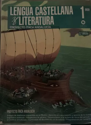 Libro de lengua y literatura de 1° bachiller