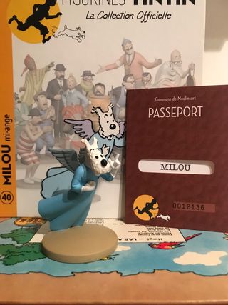 Figura Milou El ángel Tintín