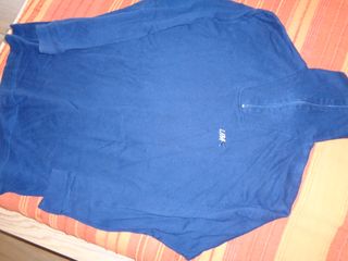 Esqui: Jersey azul cuello cremallera Talla S/M
