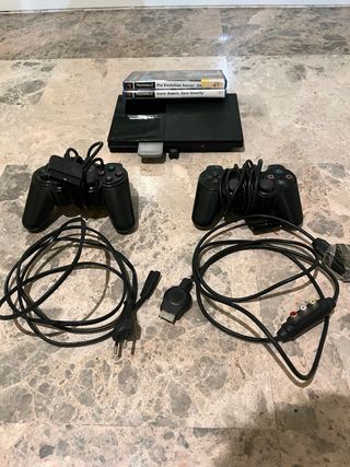 Consola PlayStation 2 Negra + Accesorios