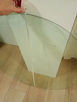 Cristal mesa redonda