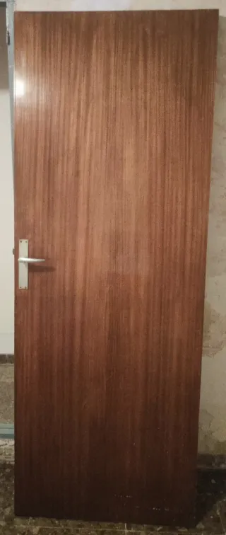 Puerta interior de madera