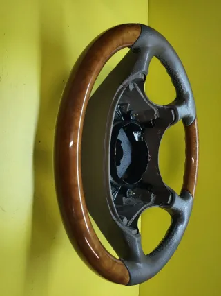 VOLANTE MERCEDES W220 S500 S320 Madera y Cuero