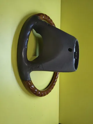 VOLANTE MERCEDES W220 S500 S320 Madera y Cuero