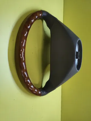 VOLANTE MERCEDES W220 S500 S320 Madera y Cuero