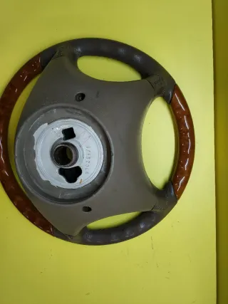 VOLANTE MERCEDES W220 S500 S320 Madera y Cuero