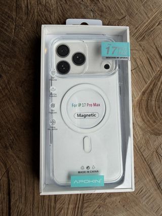 Capa MagSafe para iPhone 17 Pro Max - Transparente