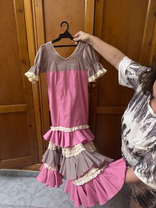 Traje de flamenca niña 7-8 años