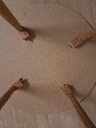 Mesa camilla redonda