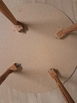 Mesa camilla redonda