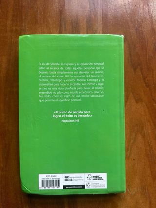 Libro Piense y hagase rico