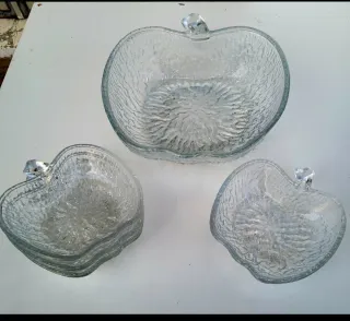 Juego cristal postres nuevo