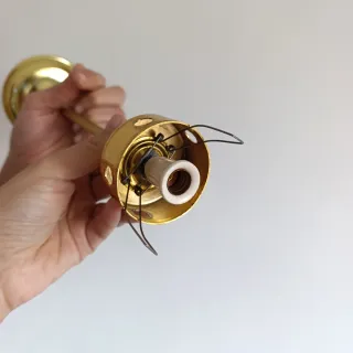 Lámpara caña modernista