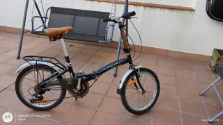 Bicicleta Plegable Negra Buen Estado