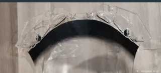 Pantalla para moto negra Nueva