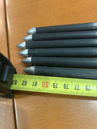Flechas de carbono para tiro con arco