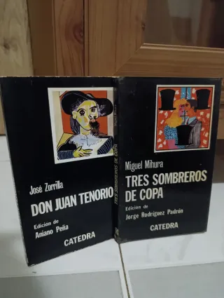 Libro Don Juan Tenorio y Tres sombreros de copa