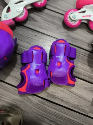 Patines Avigo con protecciones