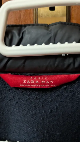 Chaqueta acolchada Zara azul oscuro