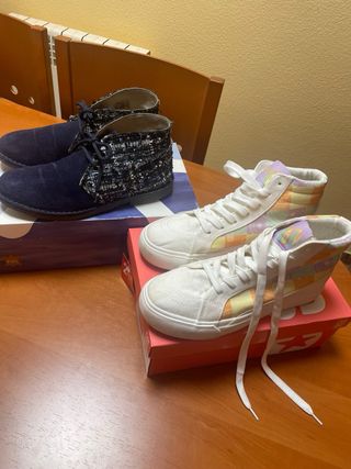 Lote 2 pares calzado chica Talla 38