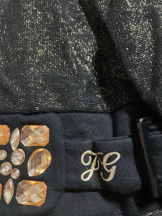 Vestido niña J. Galiano con pedrería