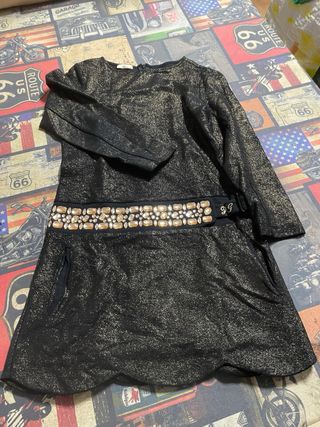 Vestido niña J. Galiano con pedrería