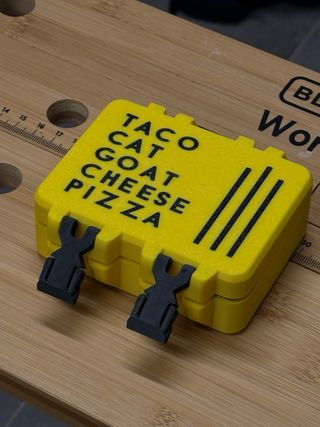 Funda cartas Taco Cat Goat Cheese Pizza, hecho 3d