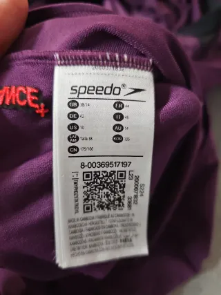 Bañador Speedo Mujer Talla 38 Endurance