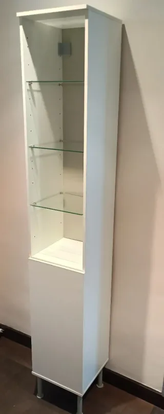 Mueble de baño alto blanco