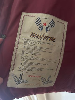 Plumifero Vintage Rojo