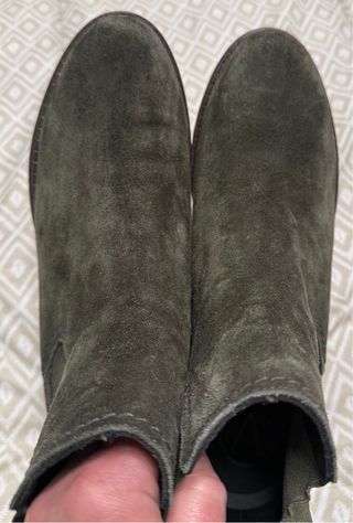 Botín Viguera Mujer Talla 40 Verde Oliva