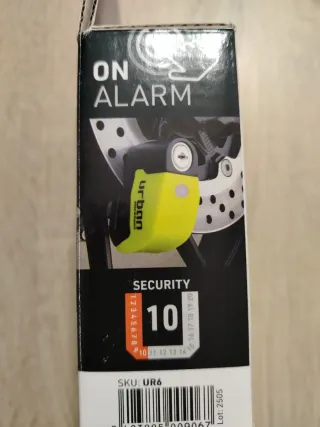 Candado Moto Alarma Inteligente URBAN UR6