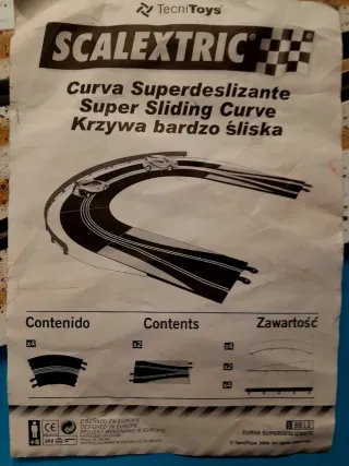 Pistas Scalextric Curva Superdeslizante