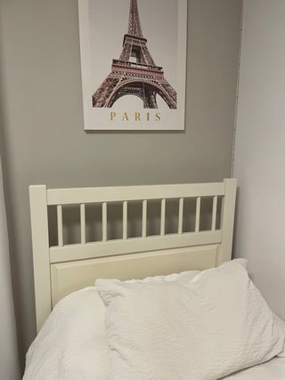 Cama 90x200  Base tapizada