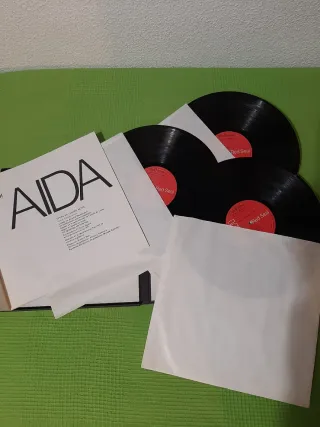 Discos vinilo ópera AIDA (Verdi)